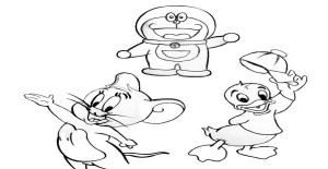 Draw large group of cartoon characters in one drawing-saigonsouth.com.vn