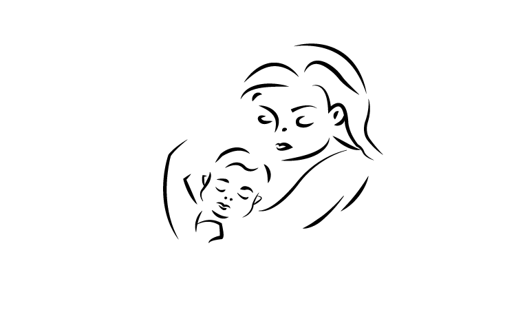 Mother Sketch Drawing