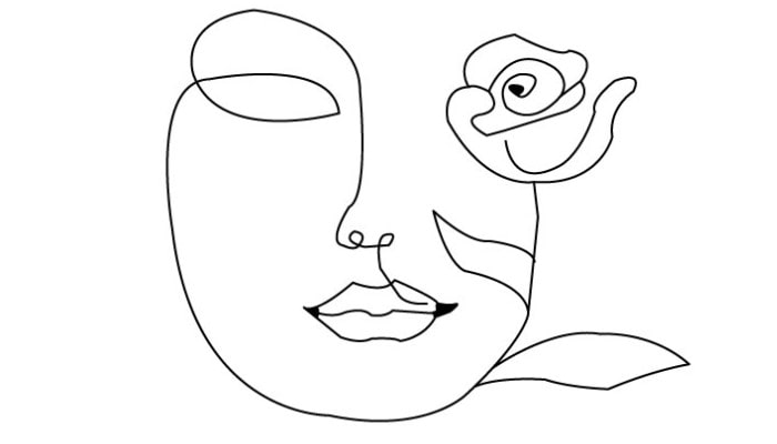 Face Line Drawing