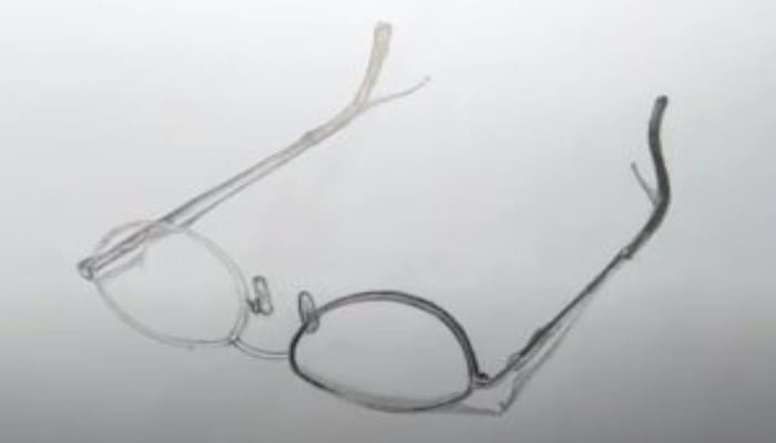 How To Draw 3D Glasses Step6