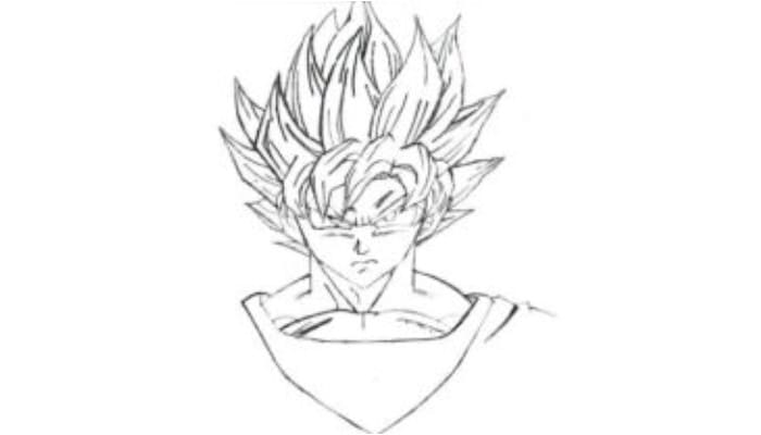 Learn How to Draw Goku in SSGSS from Dragon Ball FighterZ