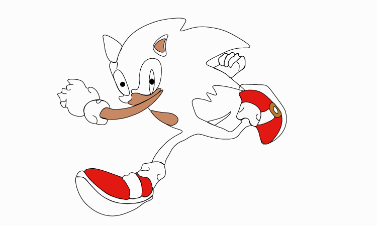 Sonic Drawing step 5