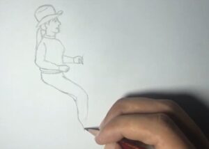 girl drawing easy