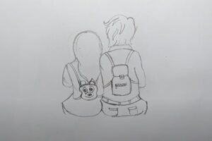 couple drawing