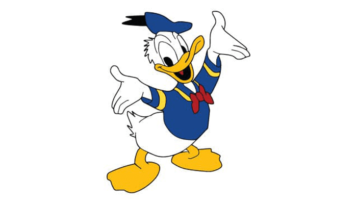 Donald Duck Drawing