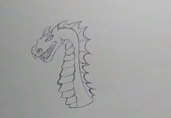 How To Draw 3d Dragon - Step By Step - Cool Drawing Idea