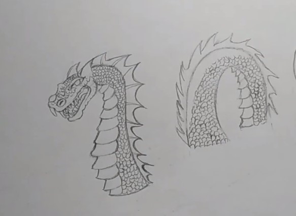 How To Draw 3d Dragon Step By Step Cool Drawing Idea 1831