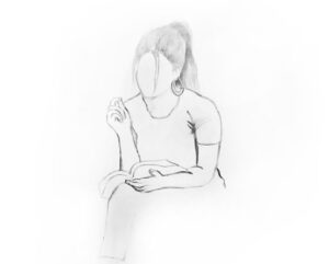 How to draw a girl reading a book step by step, Follow along drawing  lesson