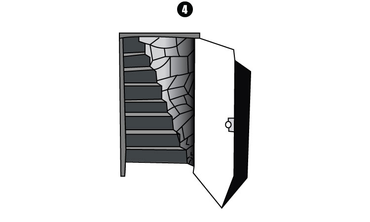 Draw 3d stairs step 4