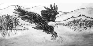 You are currently viewing How To Draw An Eagle – Scenery Drawing Idea