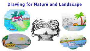 drawing nature and landscape