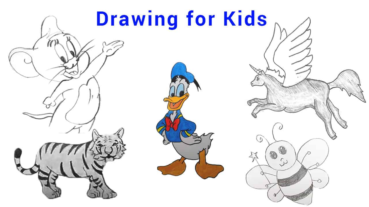  Drawing For Kids With Easy Drawing Ideas Step By Step 