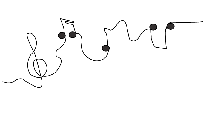 Music Line Drawing