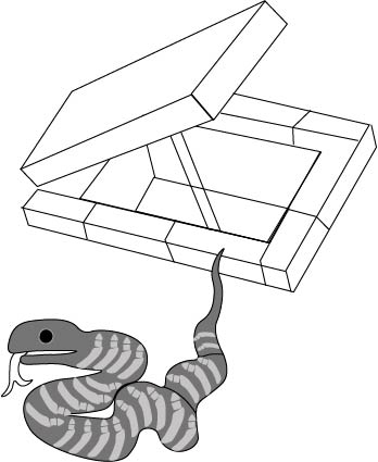 3d Snake Drawing Step 6