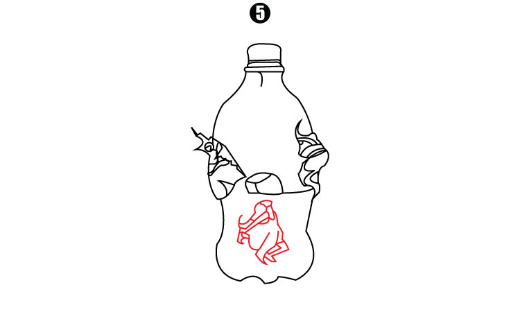 Bottle Drawing step 5