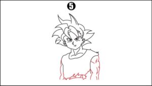 Goku Drawing - Easy Step By Step - Cool Drawing Idea