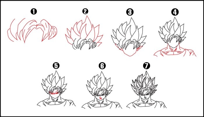 How to Draw Goku Step by Step | Goku drawing, Drawings, Easy drawings-saigonsouth.com.vn