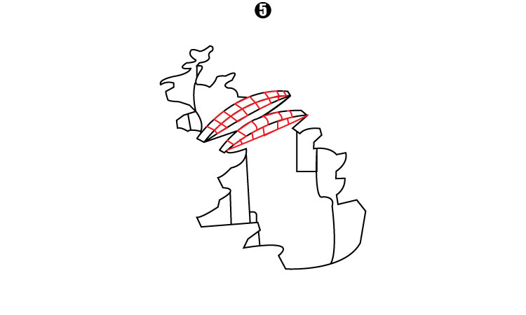 How To Draw Bridge step5