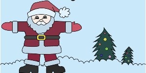 Learn to Draw Santa Claus with Colored Pencils-saigonsouth.com.vn