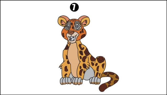 How To Draw Tiger step7