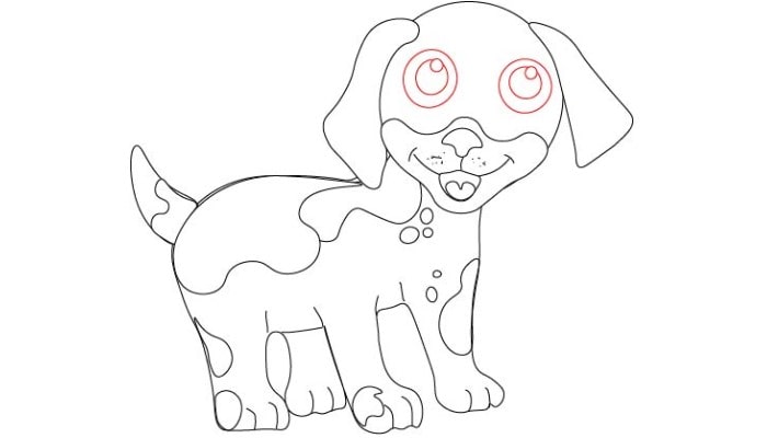 How to Draw A Puppy step10