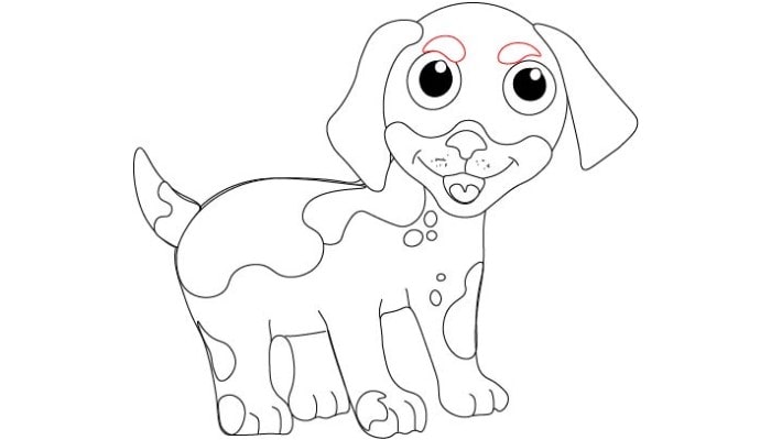 How to Draw A Puppy step11