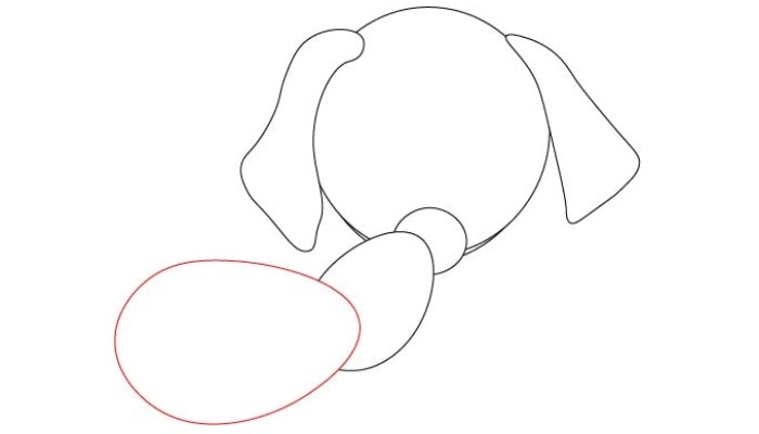 How to Draw A Puppy step5