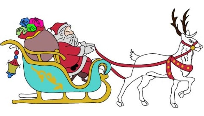 Santa Claus Drawing step13