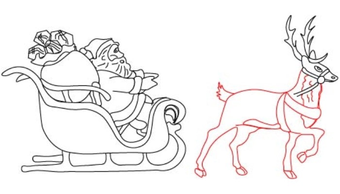 Santa Claus Drawing step6