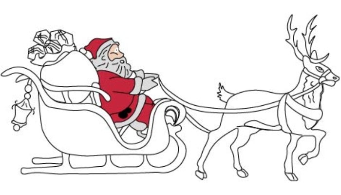 Santa Claus Drawing step9