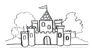 How To Draw Castle Step By Step Tutorial Cool Drawing Idea