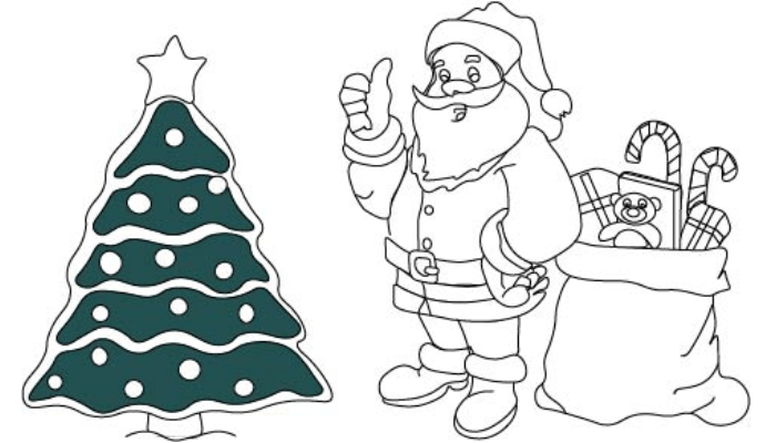 How To Draw Santa Claus step11