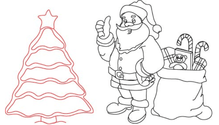 How To Draw Santa Claus step9