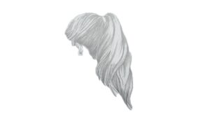 drawing of hair