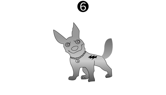 Simple Dog Drawing step 6