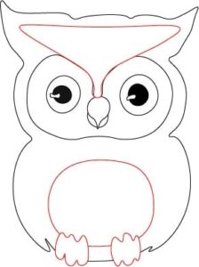 how to draw the owl