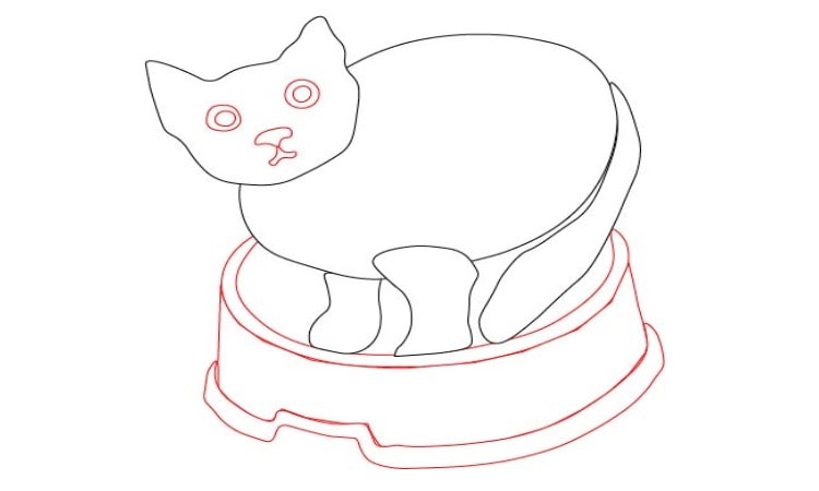 draw a cat easy