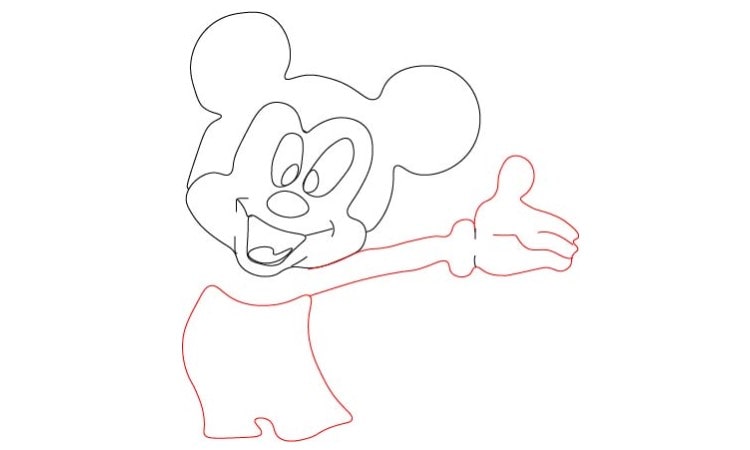 Mickey Mouse Drawing - Step By step - Cool Drawing Idea