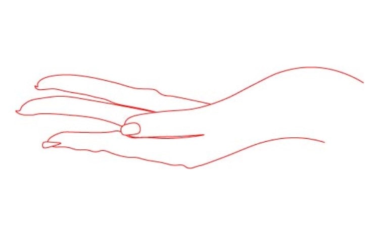 Cool Hand Drawing step 3