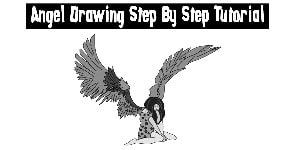 Read more about the article Angel Drawing – Step By Step Tutorial