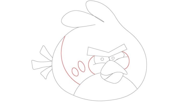 Angry Birds Drawing step3