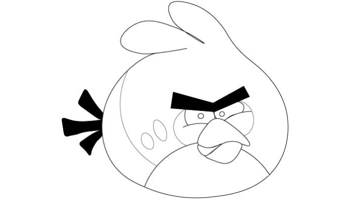 Angry Birds Drawing step4
