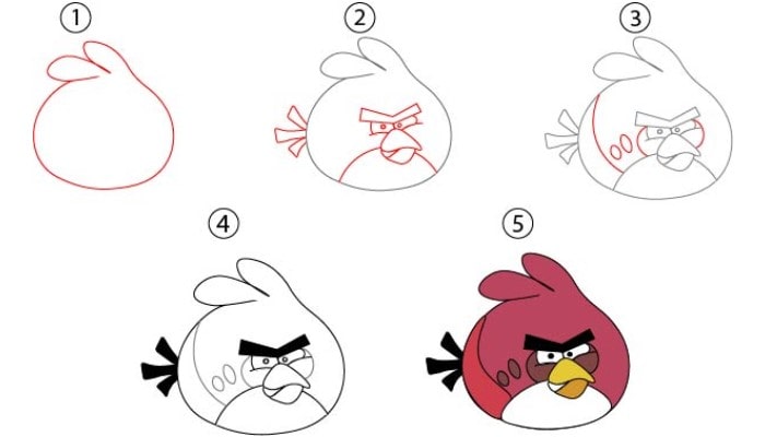 Angry Birds Drawing