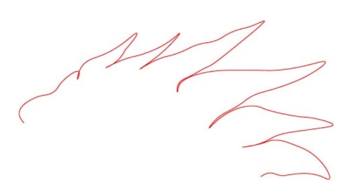 Chinese Dragon Drawing step1