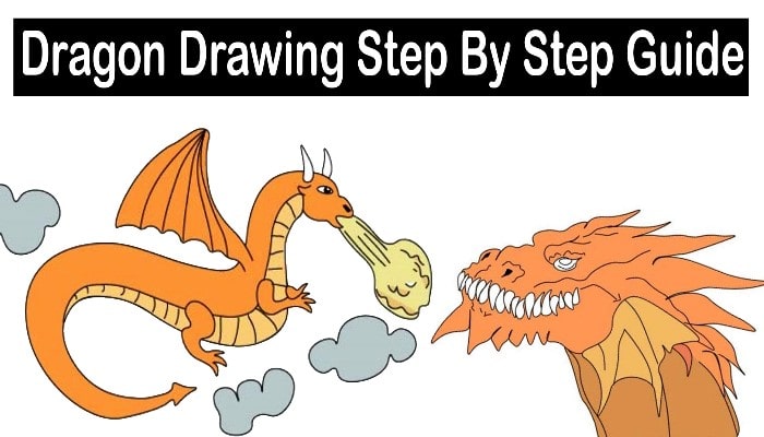 Dragon Drawing - A Step By Step Guide - Cool Drawing Idea