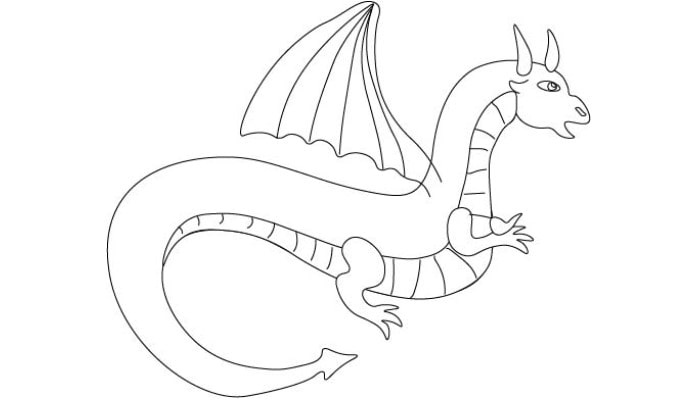 Dragon Drawing step4