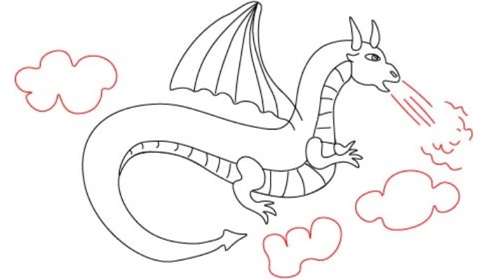 Dragon Drawing step5