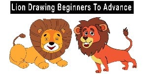 Read more about the article Easy Lion Drawing – Tutorials For kids ( Complete Guide )