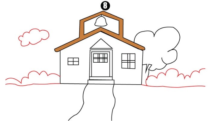 How to Draw a House || Easy House Drawing - YouTube