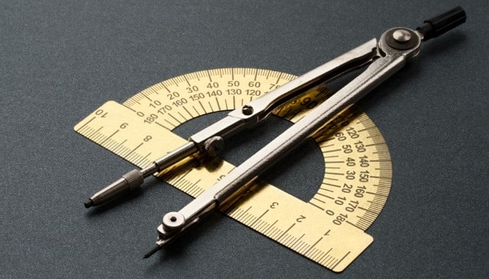 Protractor and Compass